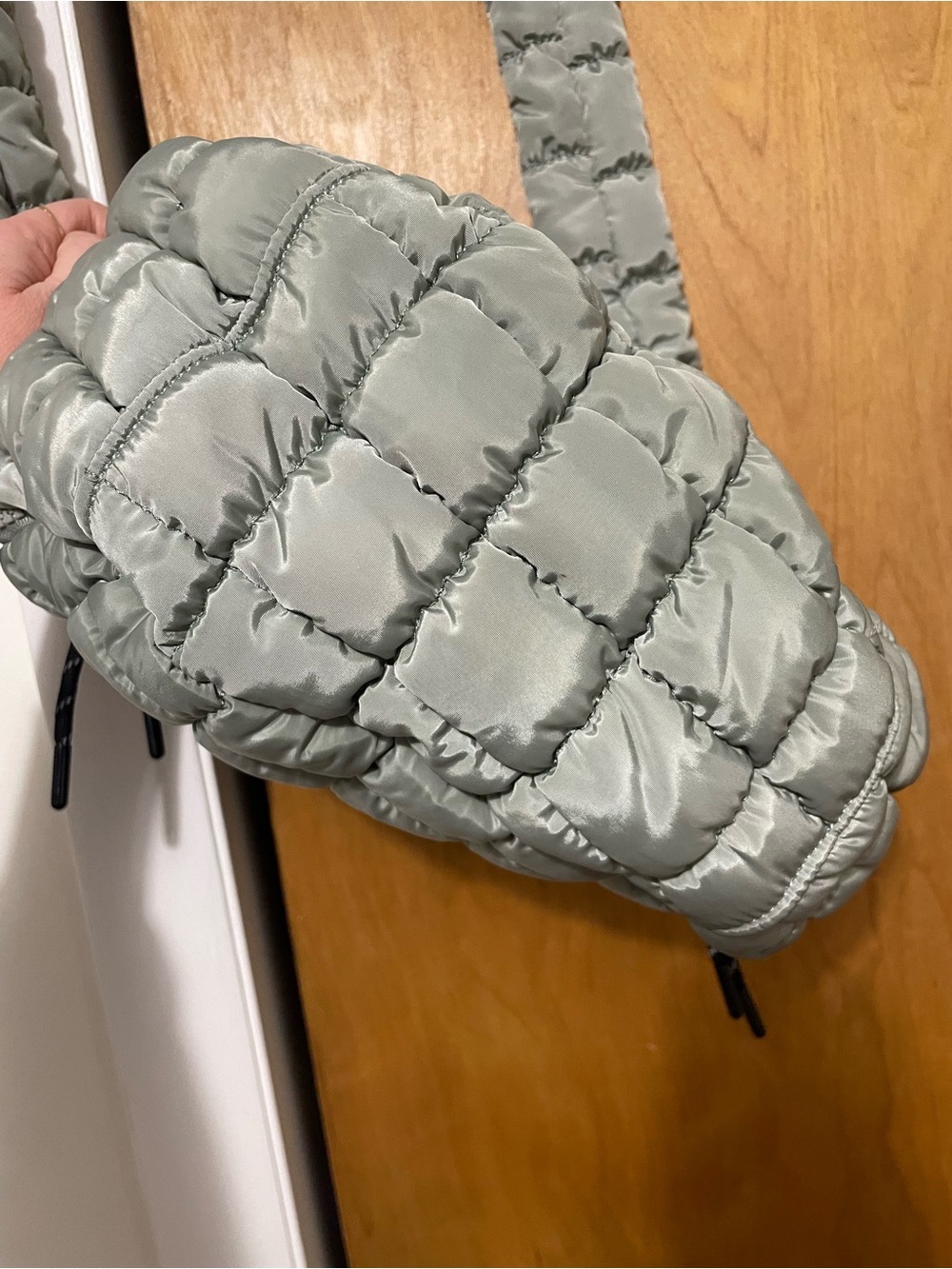 FP Movement Quilted Baby Caryall Sling Bag, Stone Sage, NWOT - Picture 4 of 11